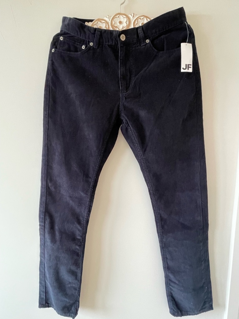 Women’s Joe Fresh Navy Blue Corduroy Pants NWT 30/32